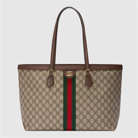 borsa shopping gucci in tessuto gg|GUCCI BORSA SHOPPING IN GG SUPREME CON TRACOLLA.